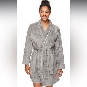 TAHARI Womens Honeycomb Plush Robe, Womens Robes Knee Length 🆕